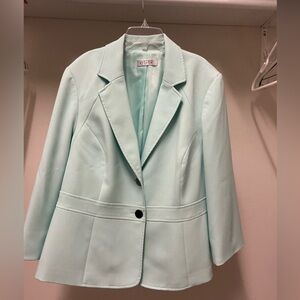 Kasper Women's Light mint green Blazer / suit jacket